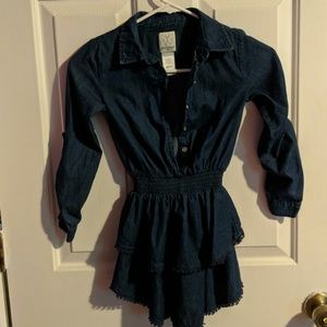 Girls Blue Jean Dress